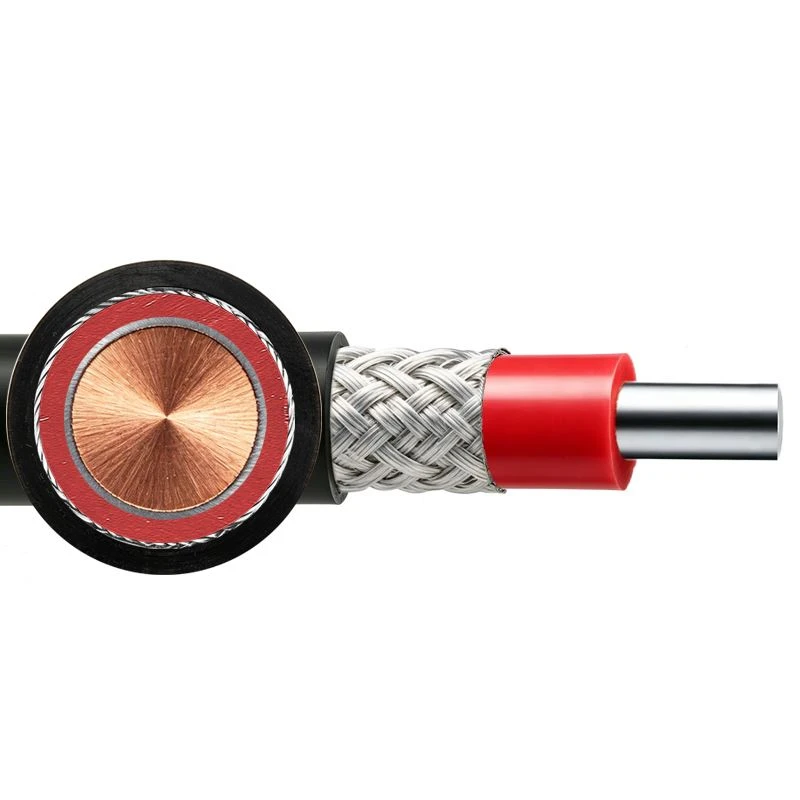 สายโคแอกเซียล RF หุ้มฉนวน PTFE